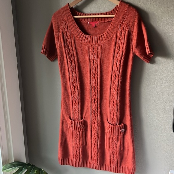 Liv Sweater Dress ~Orange~size L - Picture 4 of 11